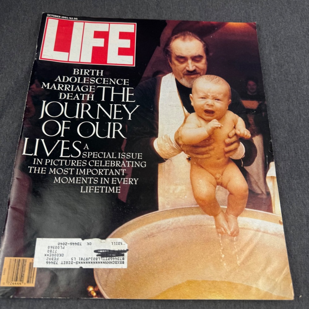 Life Magazine October 1991‎ Birth Marriage Death Journey Our Lives Special Issue